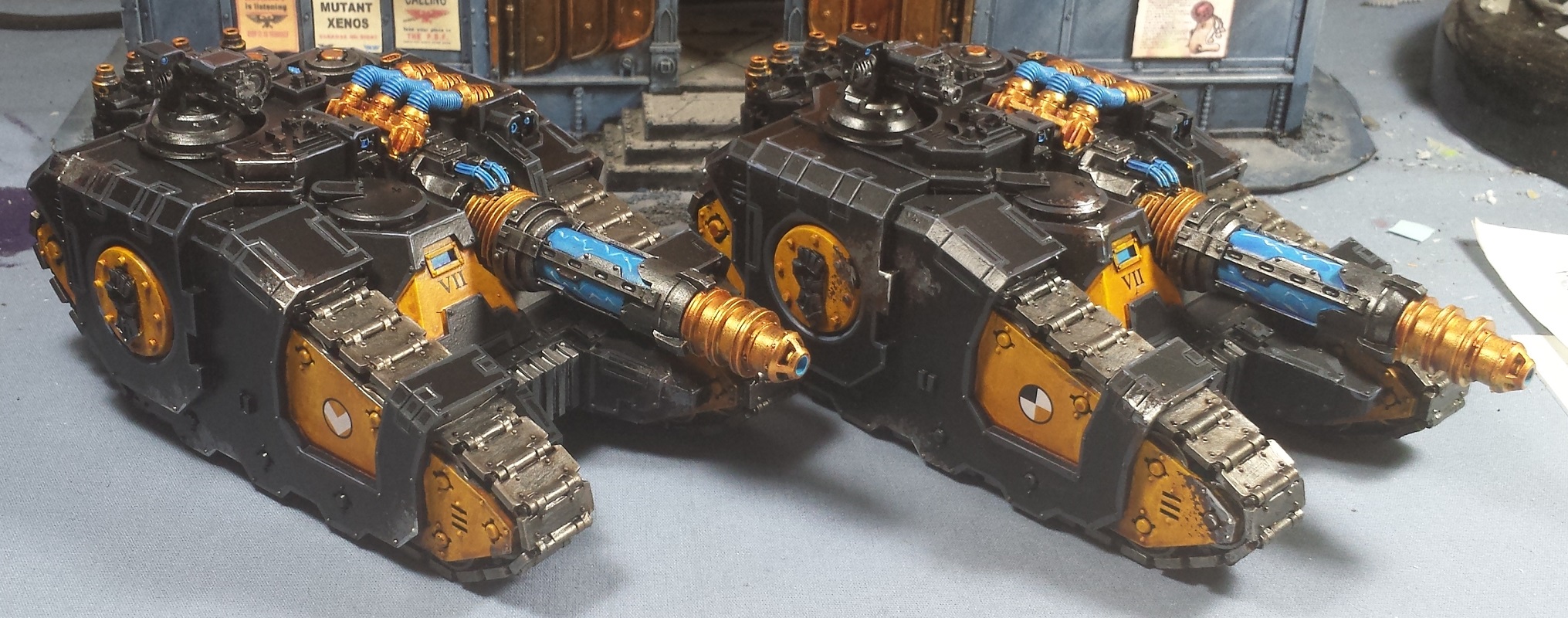 Mordian 7th Regiment Heresy Era Imperial Fists Army Complete 